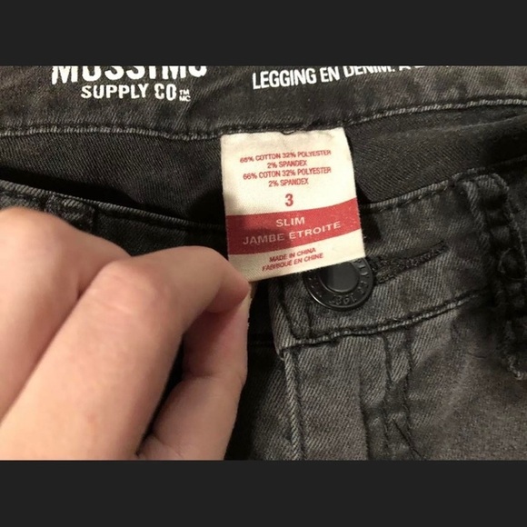 Mossimo Women’s Ankle Leggings Cotton Blend Size 3 Slim Denim Jeans - Picture 4 of 4